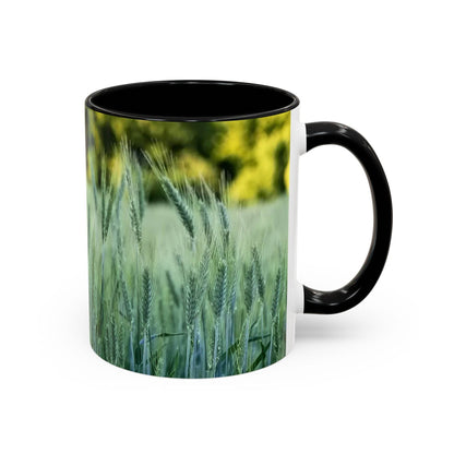 Mug - Wheat Field Design Coffee Mug - A Pretty Print