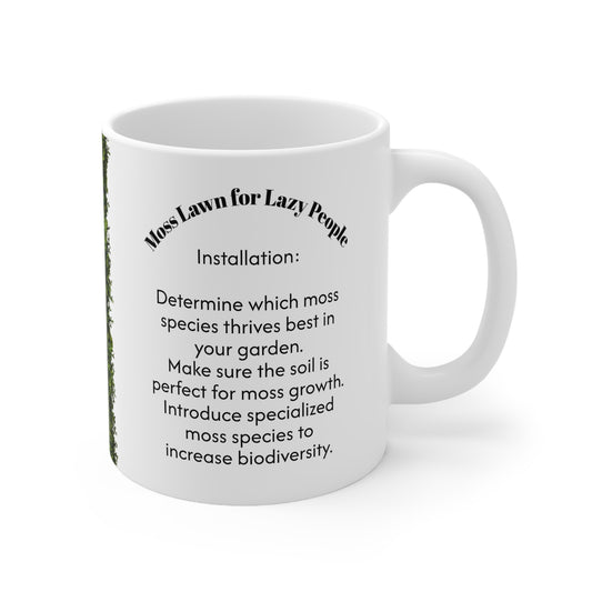 Moss Lawn for Lazy People Mug | Funny Gardening Coffee Cup