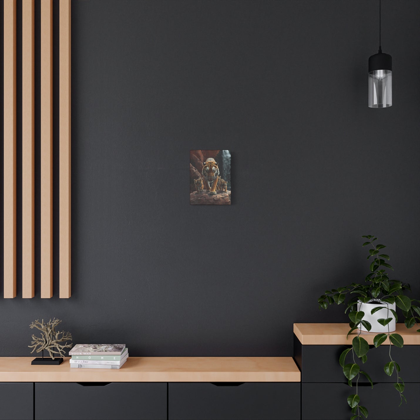 Powerful 9″ x 12″ | 22.86 cm x 30.48 cm nature wall art print on a 1.25″ | 3.18 cm deep glare-free stretched canvas.