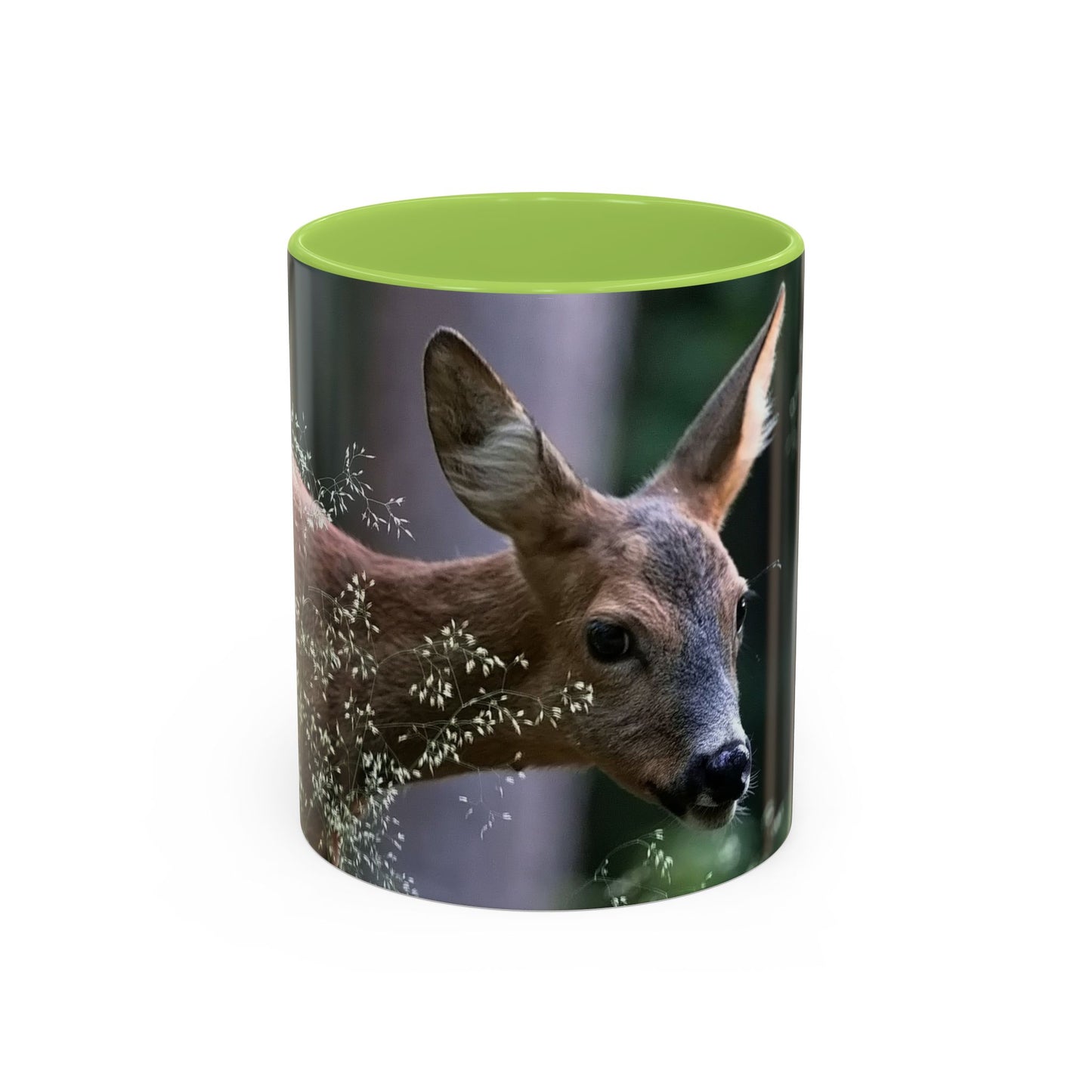 Tasse mit Hirsch-Print im Natur-Stil