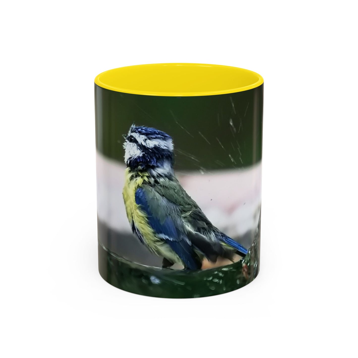Bathing Blue Tit Mug
