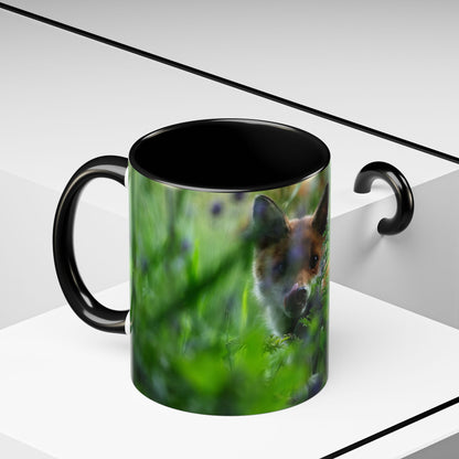 Kaffeetasse mit Fuchs-Motiv, Geschenk für Naturliebhaber, Tiertasse, Wildtier-Dekor,