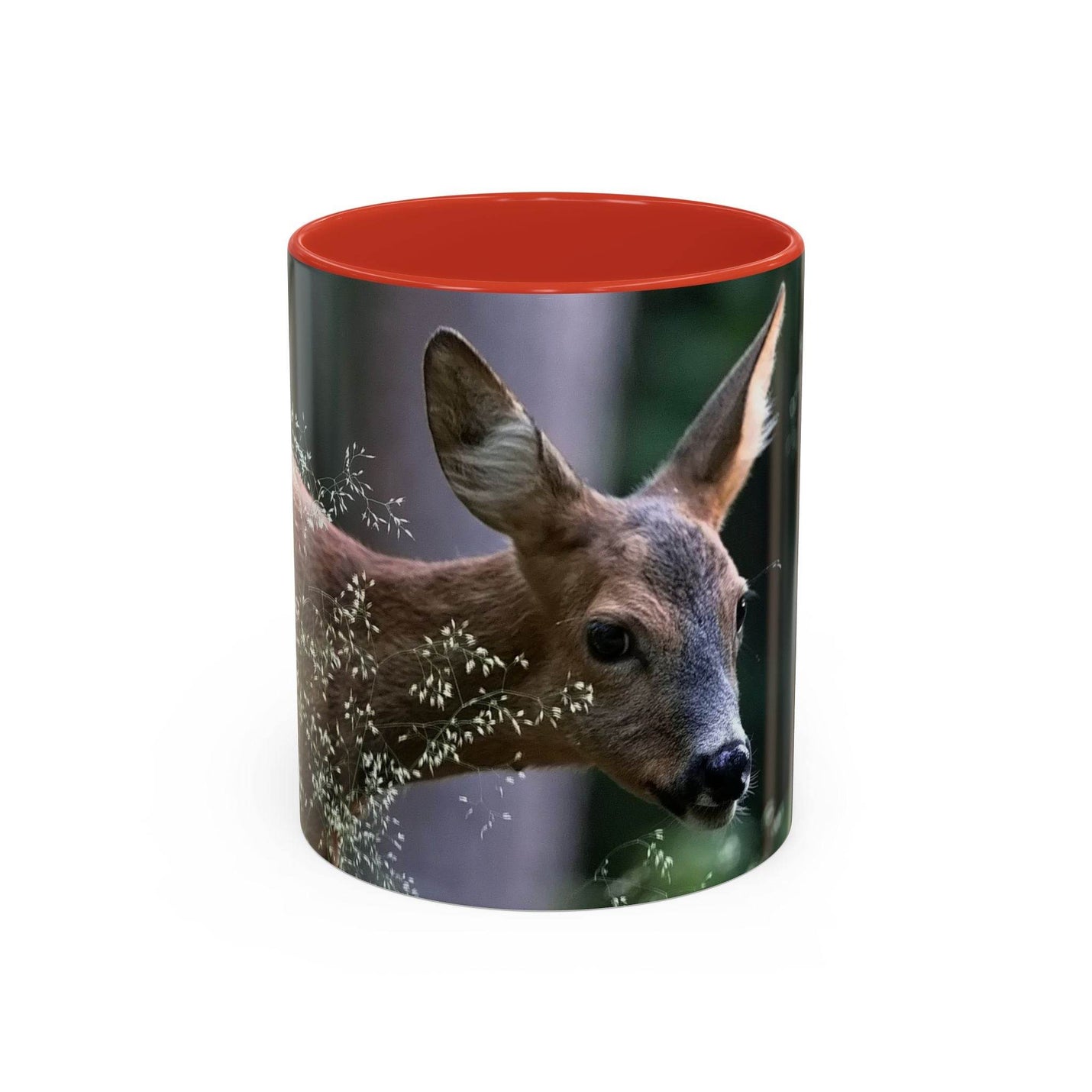 Nature-Inspired Deer Ceramic Mug - A Pretty Print