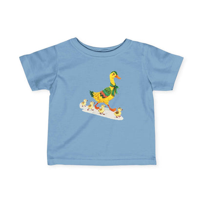 Infant Tee - Mother Duck with Little Ducks Design - A Pretty Print