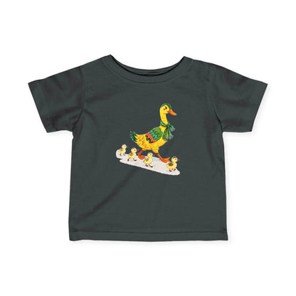 Infant Tee - Mother Duck with Little Ducks Design - A Pretty Print