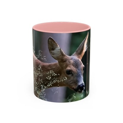 Tasse mit Hirsch-Print im Natur-Stil