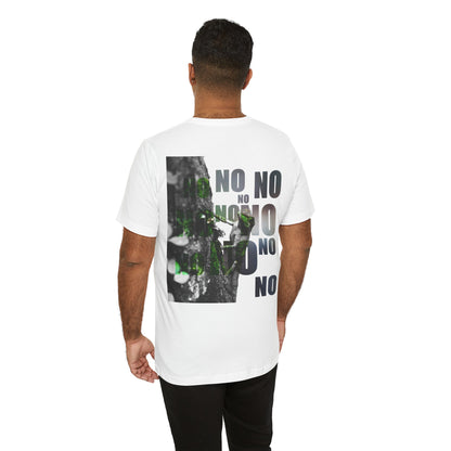 Diploderma Nature Print Unisex T-Shirt, Yes and No Grafik Shirt, Herren Damen Sommer Top, Genderneutrales T-Shirt, Umweltprint Shirt, Erdig