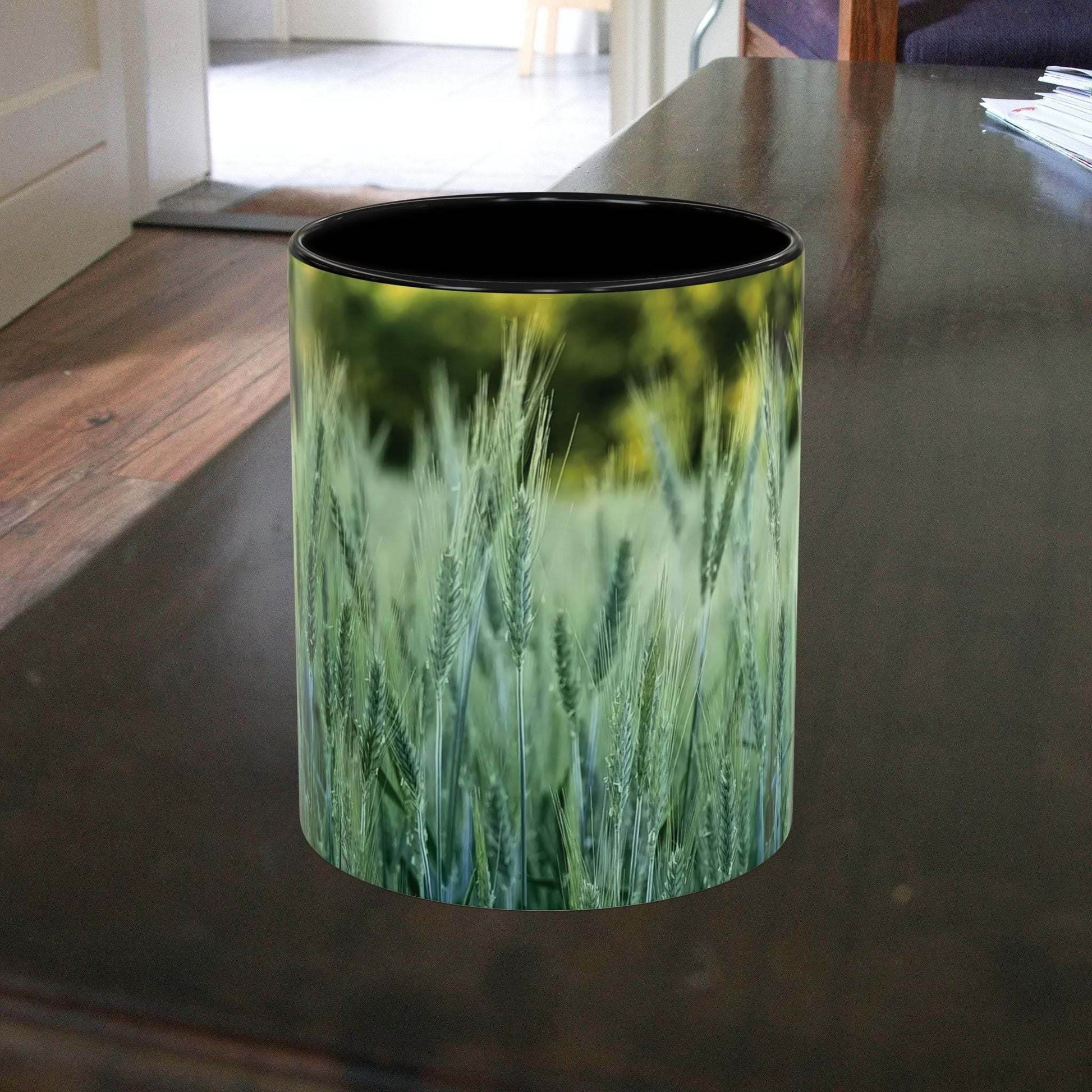 Mug - Wheat Field Design Coffee Mug - A Pretty Print