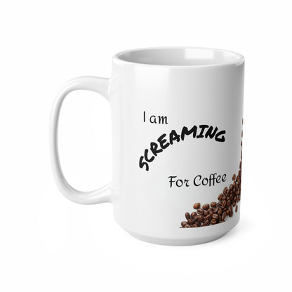 Ik schreeuw om koffie mok | Koffieboonontwerp