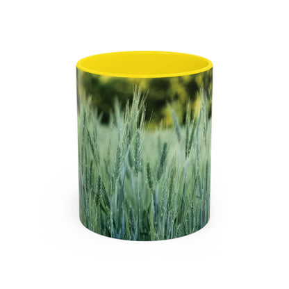 Mug - Wheat Field Design Coffee Mug - A Pretty Print
