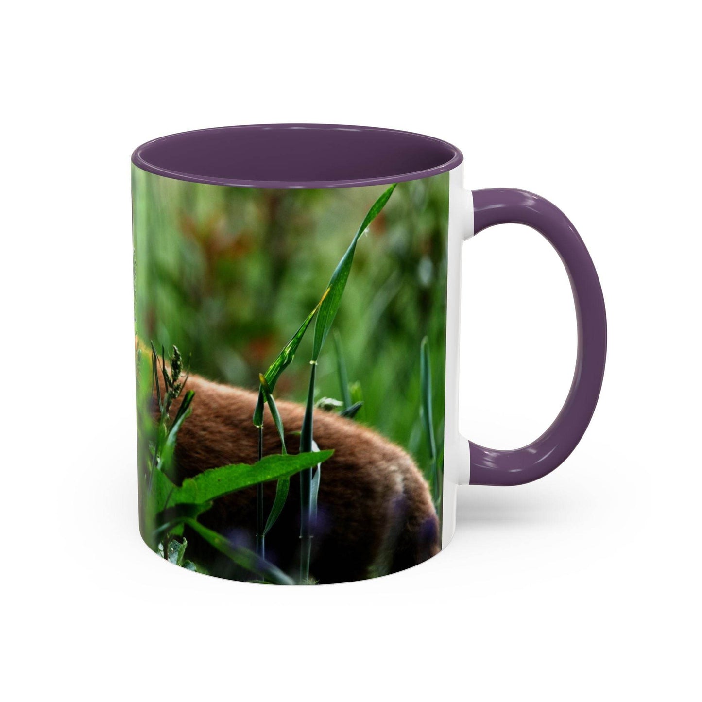 Fox-Inspired Accent Coffee Mug, Nature Lover Gift, Animal Mug, Wildlife Decor,