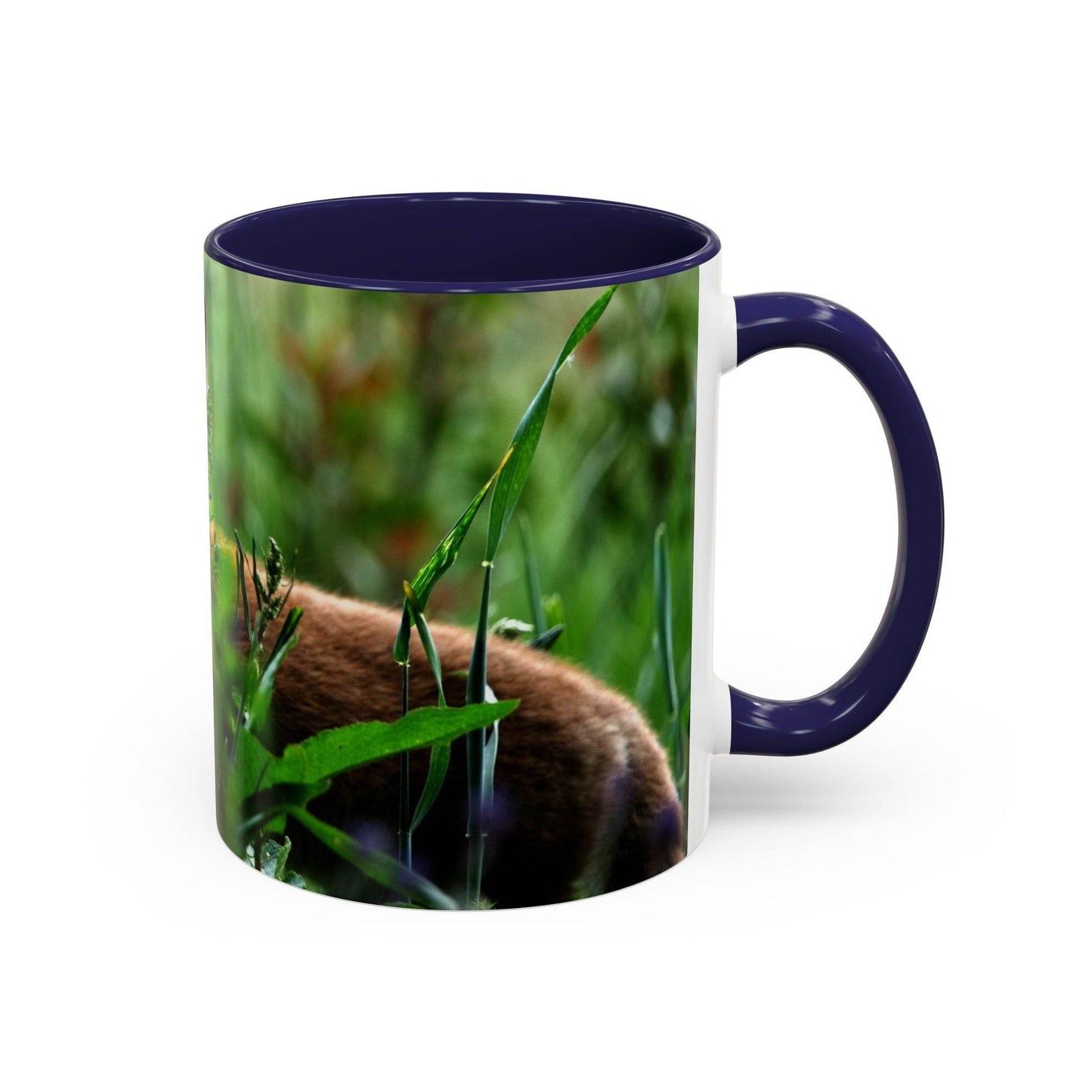 Fox-Inspired Accent Coffee Mug, Nature Lover Gift, Animal Mug, Wildlife Decor, - A Pretty Print