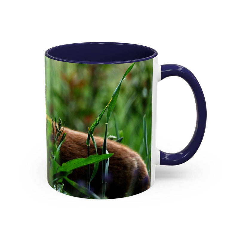 Fox-Inspired Accent Coffee Mug, Nature Lover Gift, Animal Mug, Wildlife Decor, - A Pretty Print