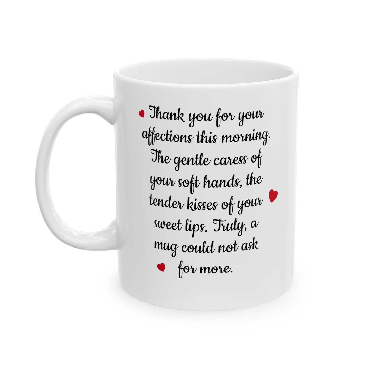Romantic Love Letter Mug Ceramic Coffee Cup | 11oz 15oz