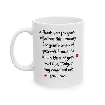 Romantic Love Letter Mug Ceramic Coffee Cup | 11oz 15oz