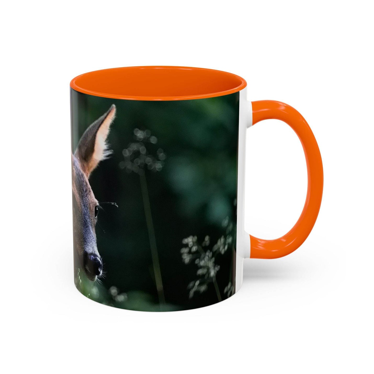 Nature-Inspired Deer Ceramic Mug - A Pretty Print