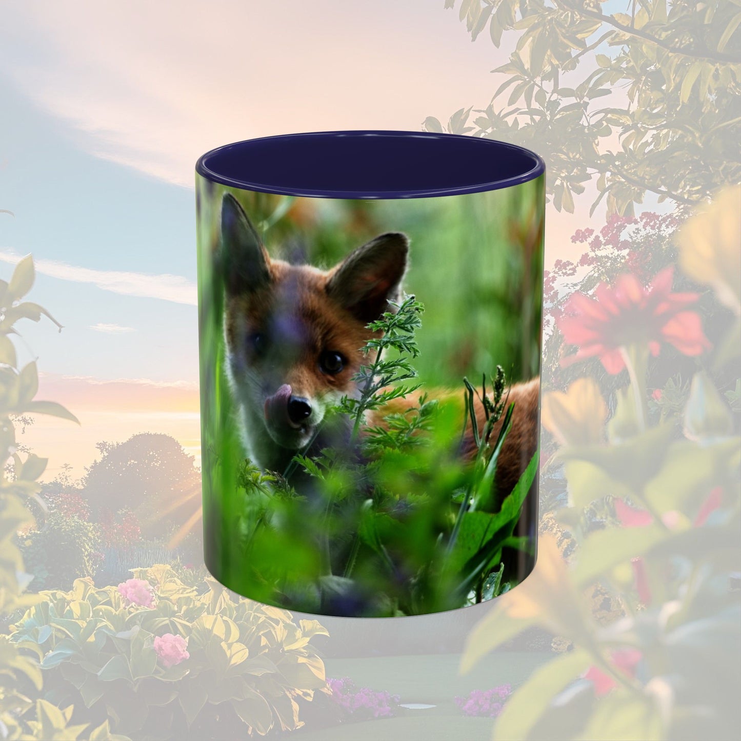 Vos koffiemok met accent, cadeau voor natuurliefhebbers, dierenmok, decoratie voor wilde dieren,