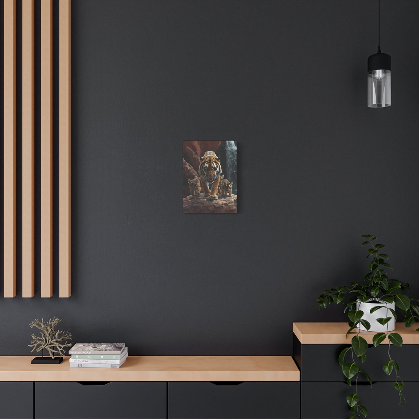 Powerful 12″ x 16″ | 30.48 cm x 40.64 cm nature wall art print on a 1.25″ | 3.18 cm deep glare-free stretched canvas.