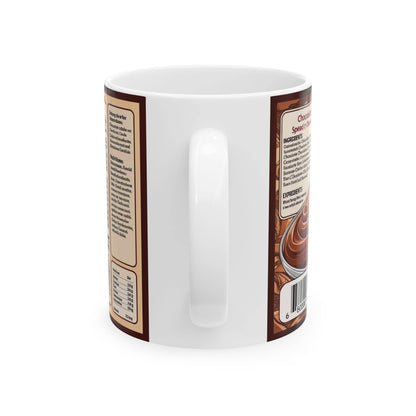 Mug - Chocolate Spread Design Ceramic Coffee Cup - A Pretty Print