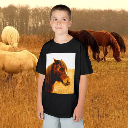 Kids Tee for Horse Loving Child - A Pretty Print
