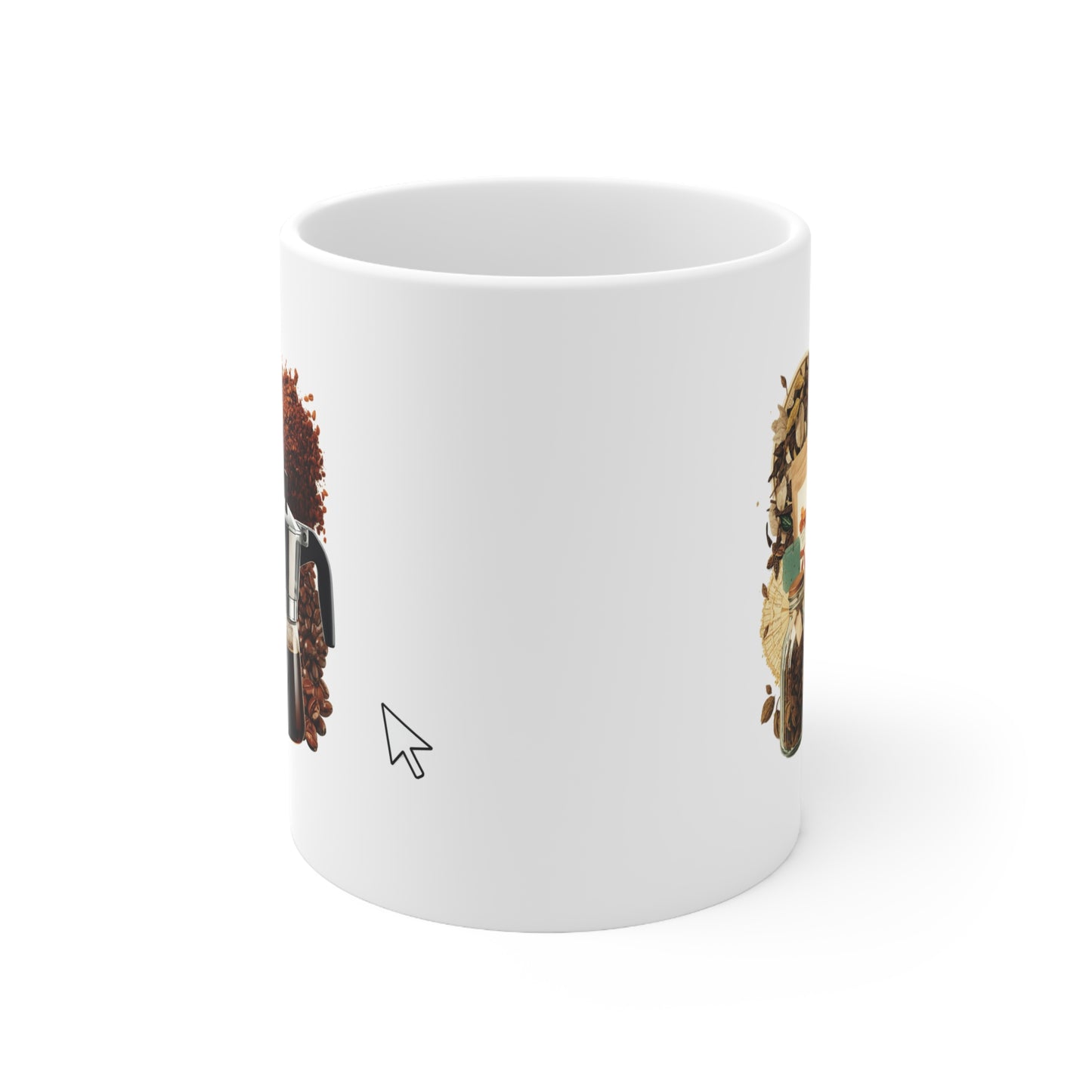 "Click Here for a Free Refill" Ceramic Coffee Mug