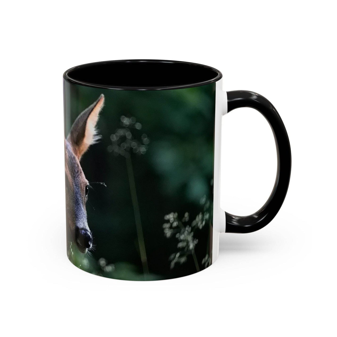 Nature-Inspired Deer Ceramic Mug - A Pretty Print