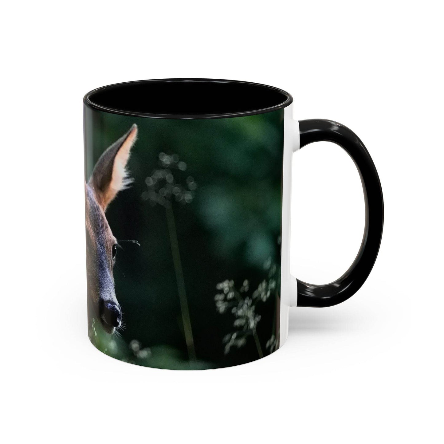 Nature-Inspired Deer Ceramic Mug