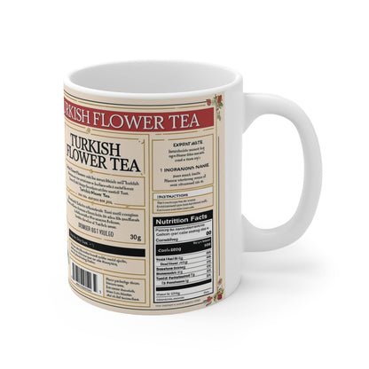 Mug Turkish Flower Tea Ceramic Cup - A Pretty Print