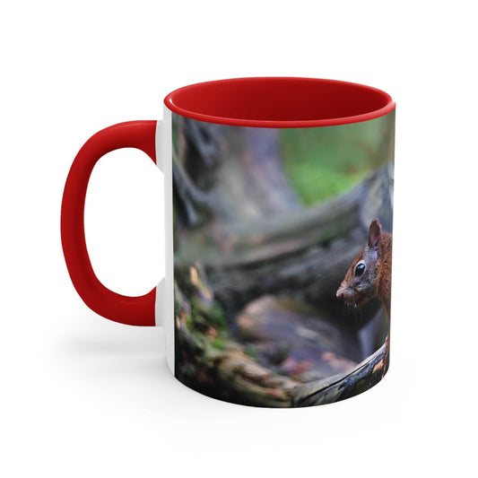 Adorable Squirrel Ceramic Mug - Nature Lover Gift - A Pretty Print