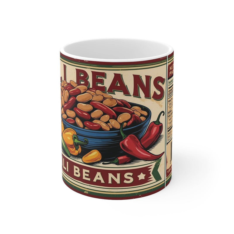 Origineller 325ml Chilibohnendose Keramik-Becher, perfektes Geschenk zum Geburtstag oder Vatertag für Chili-Liebhaber.