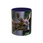 Tasse mit Hirsch-Print im Natur-Stil