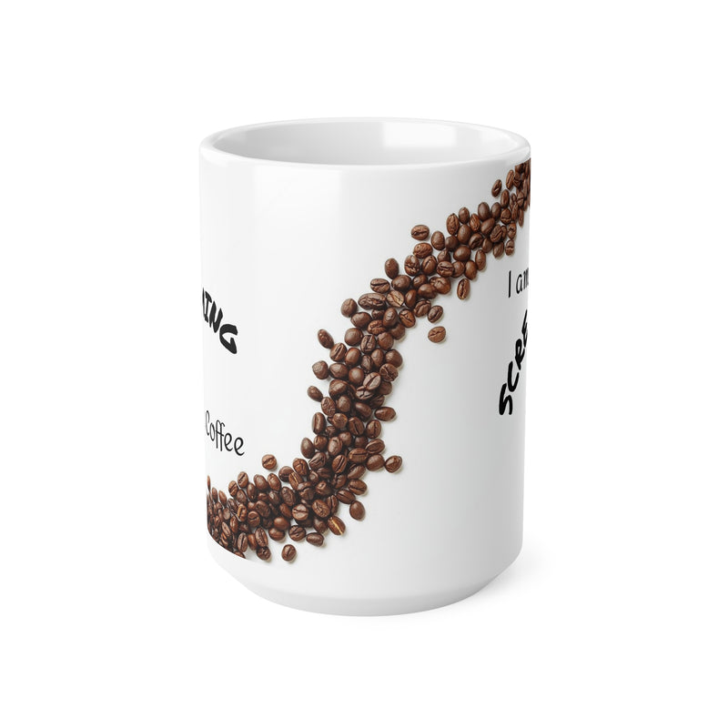 Ich schreie nach Kaffee becher | Kaffeebohnen-Design