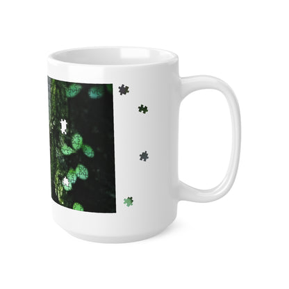 Puzzle Piece Diploderma Ceramic Mug – Botanical Nature Coffee Mug