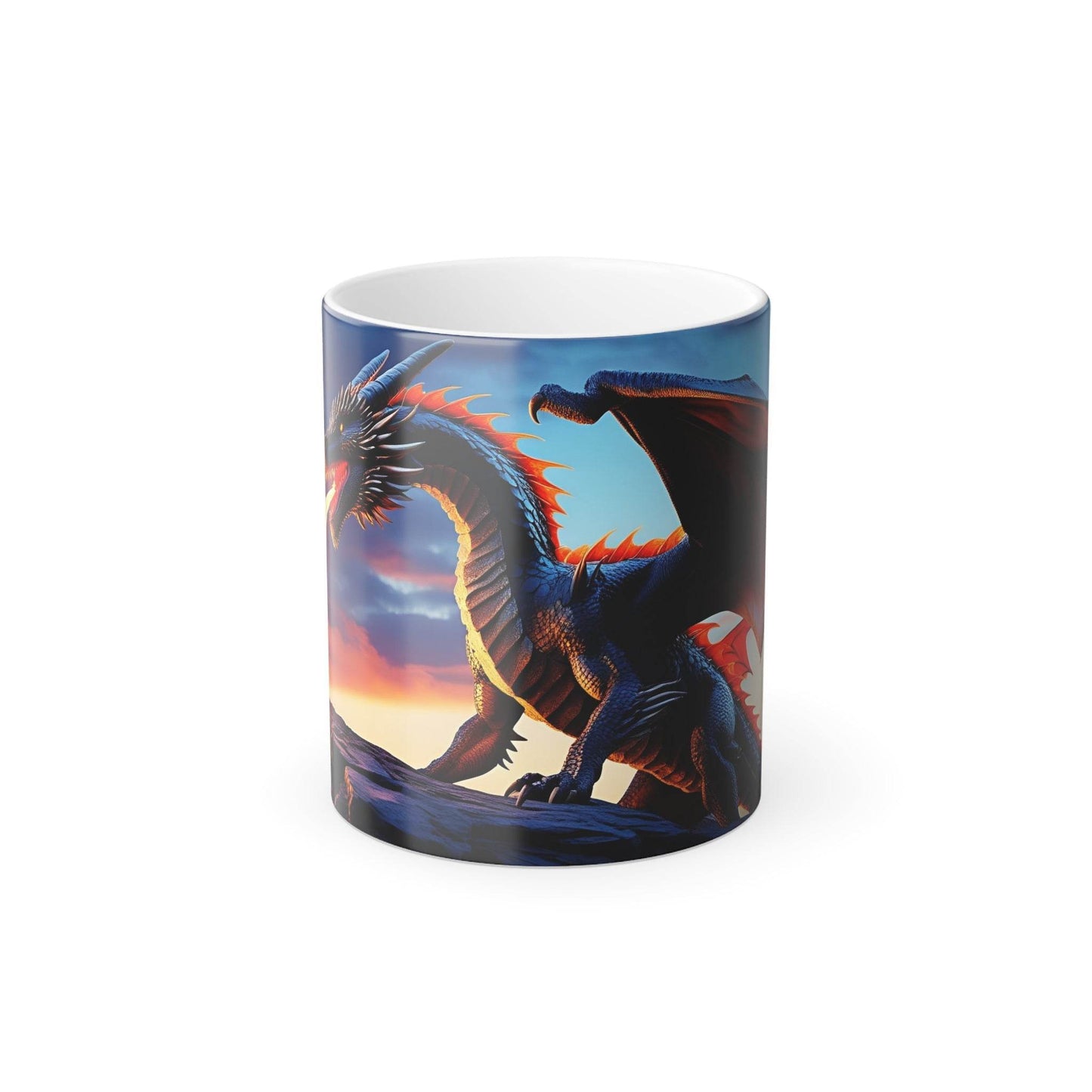 Fantasy Dragon Magic Mug - Enchanting Coffee Mug, Ideal for Gifts, Collectibles, and Home Decor - A Pretty Print