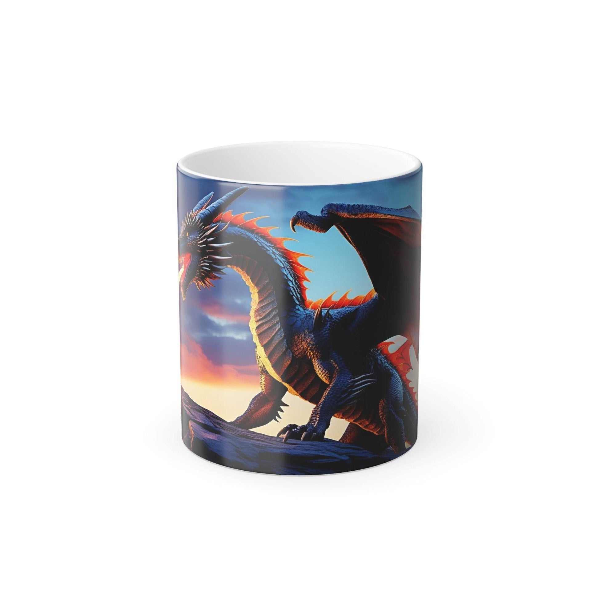 Fantasy Dragon Magic Mug - Enchanting Coffee Mug, Ideal for Gifts, Collectibles, and Home Decor - A Pretty Print