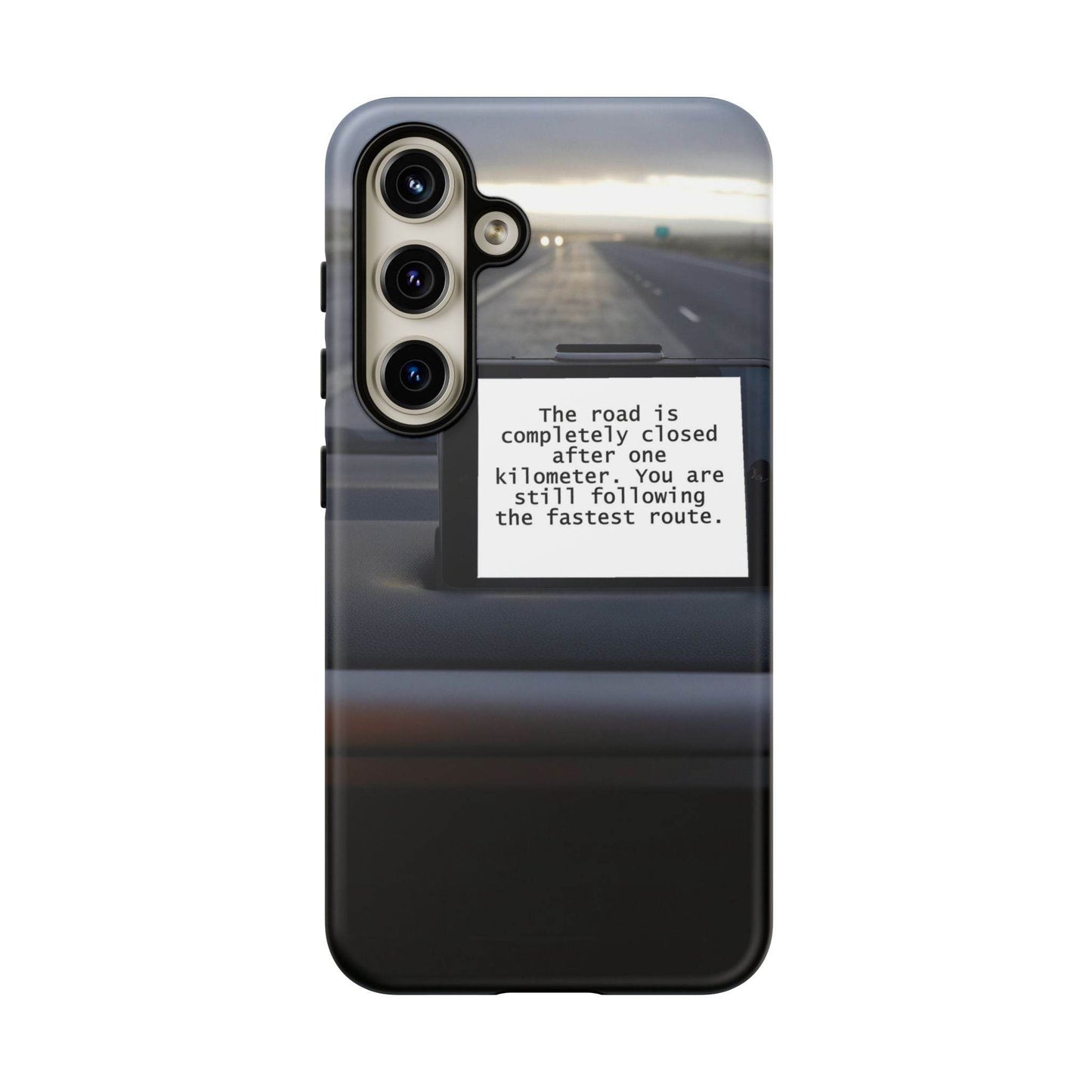 Phone Case - Digital Route Planner Design with Humorous Message