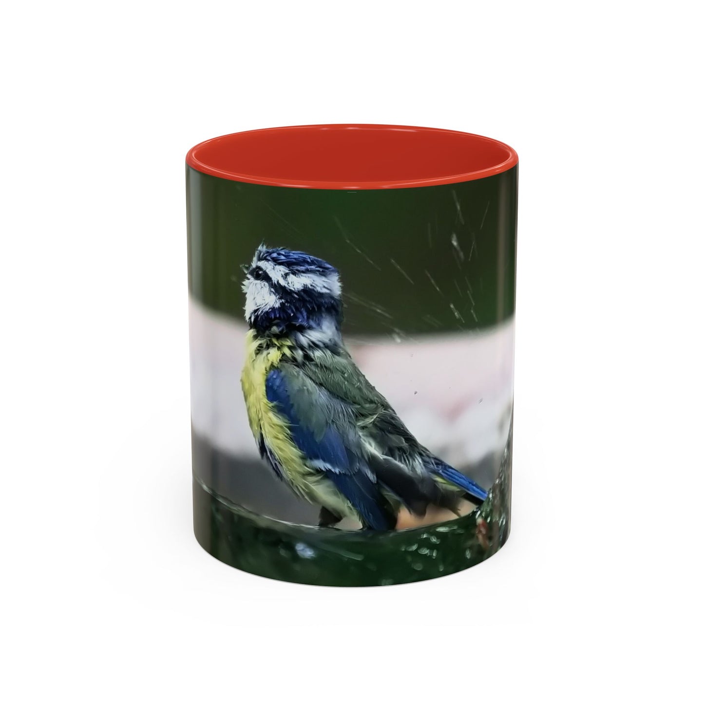 Bathing Blue Tit Mug