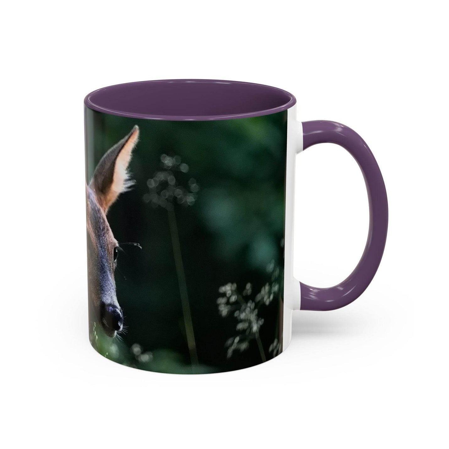 Nature-Inspired Deer Ceramic Mug - A Pretty Print