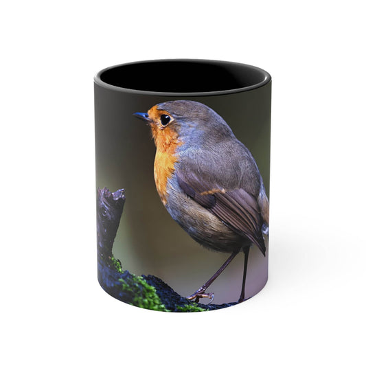 Mug - Robin Mug, White Ceramic