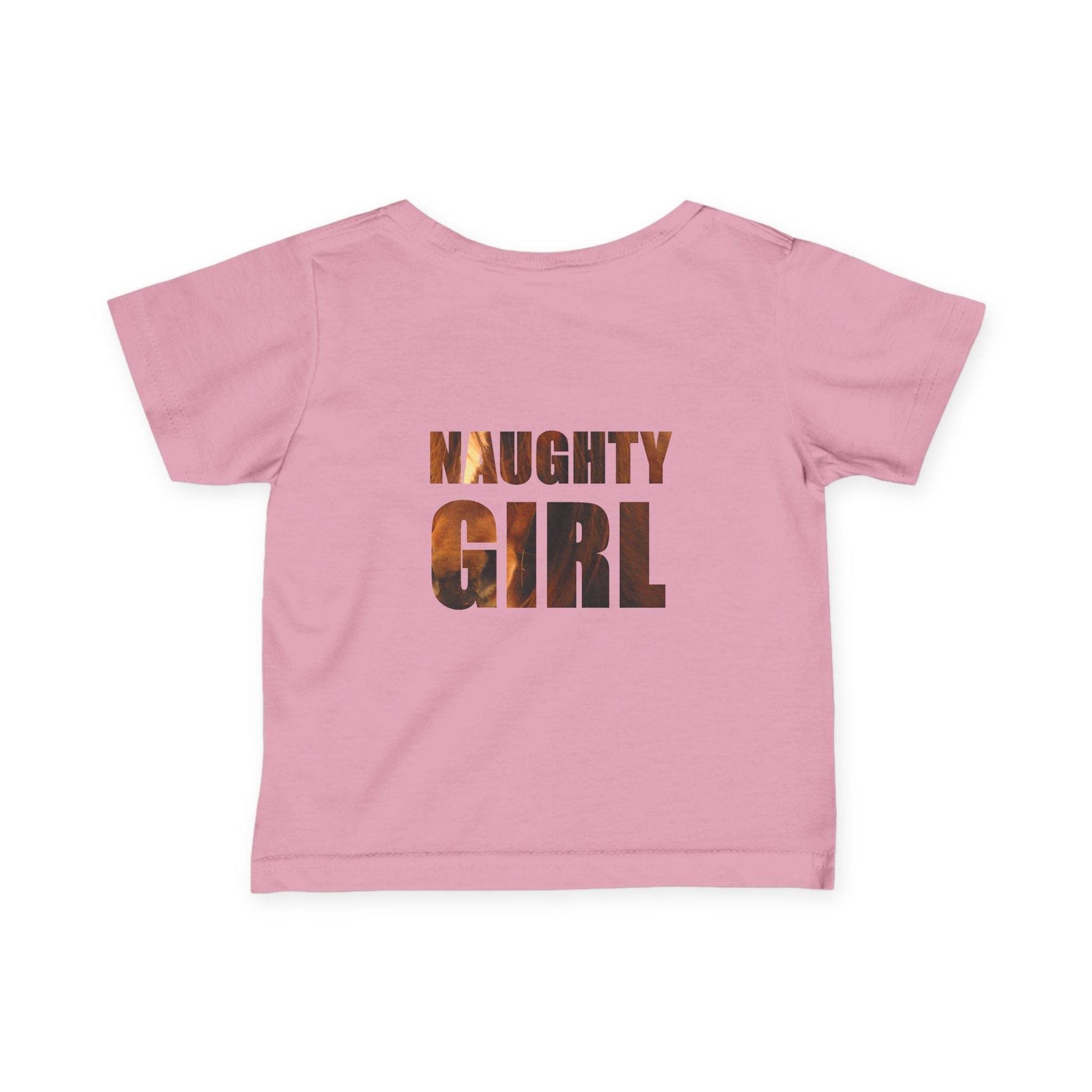 infant tee cute girl naughty girl animal lover gift infant tee In - A Pretty Print