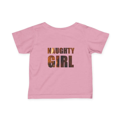 infant tee cute girl naughty girl animal lover gift infant tee In - A Pretty Print