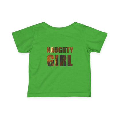 infant tee cute girl naughty girl animal lover gift infant tee In