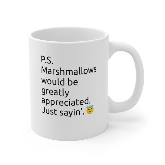 Ceramic Mug — "Give me that creamy, chocolatey goodness" Coffee Cup