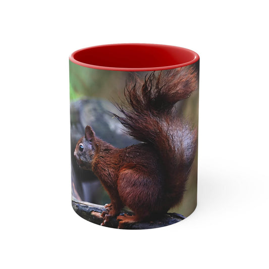 Adorable Squirrel Ceramic Mug - Nature Lover Gift - A Pretty Print