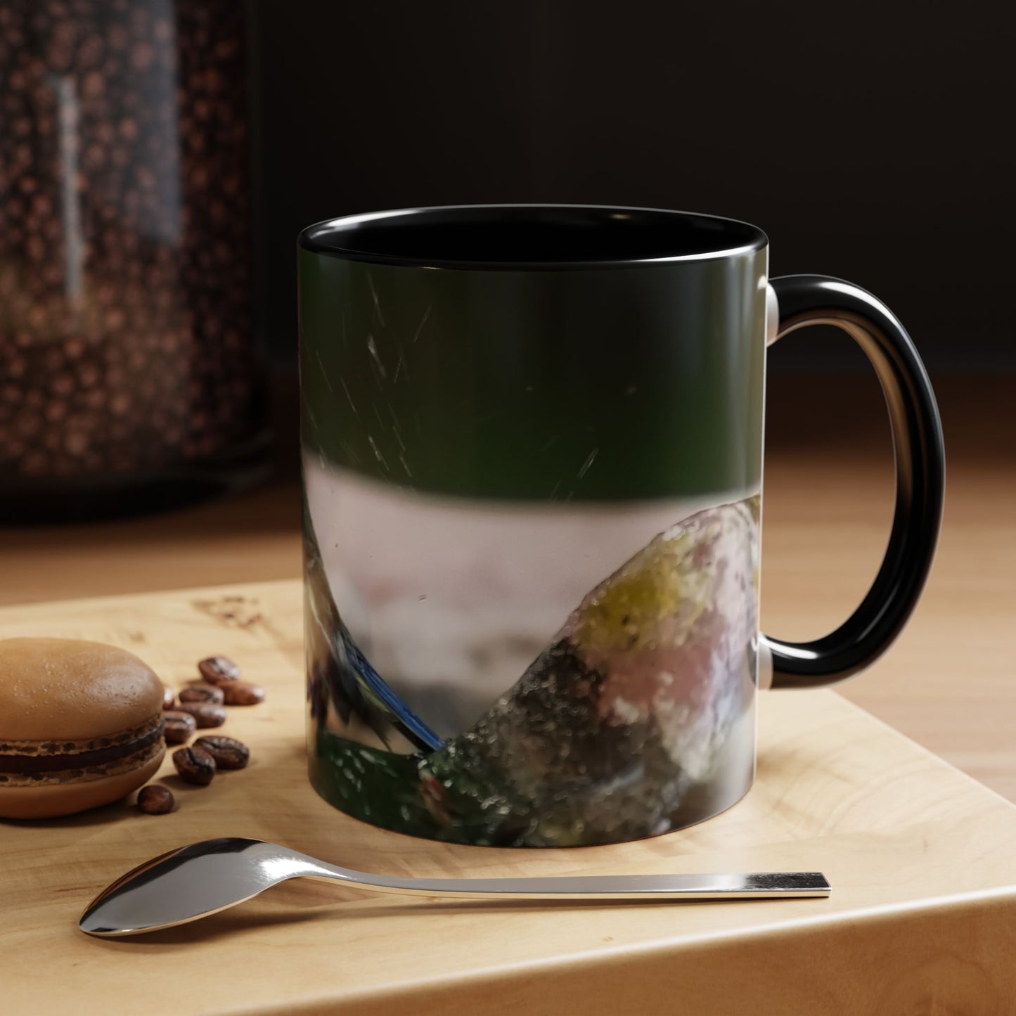 Bathing Blue Tit Mug