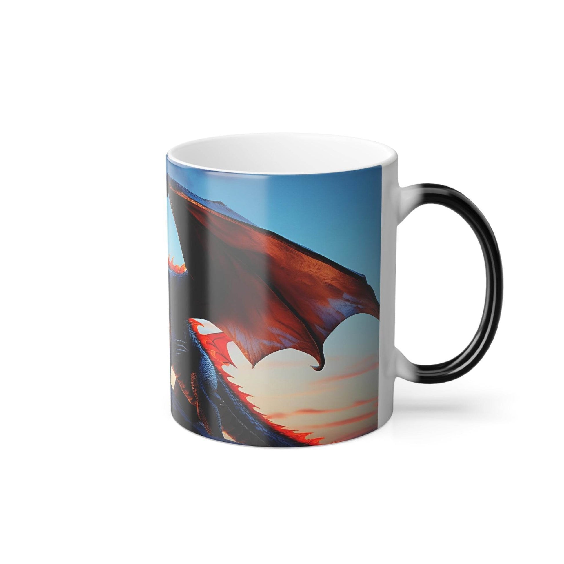 Fantasy Dragon Magic Mug - Enchanting Coffee Mug, Ideal for Gifts, Collectibles, and Home Decor - A Pretty Print