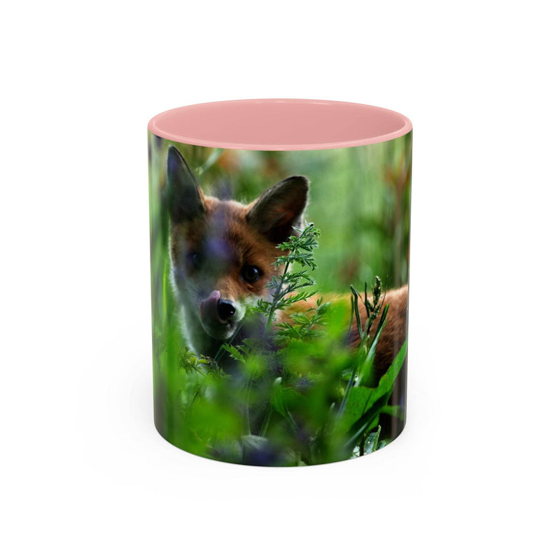 Fox-Inspired Accent Coffee Mug, Nature Lover Gift, Animal Mug, Wildlife Decor, - A Pretty Print