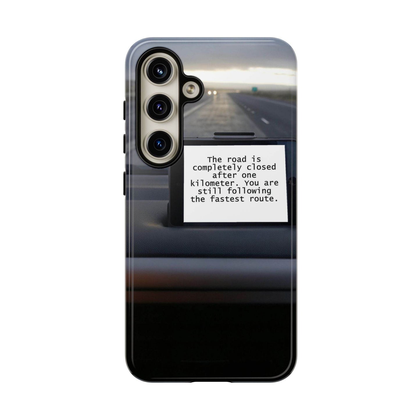 Phone Case - Digital Route Planner Design with Humorous Message