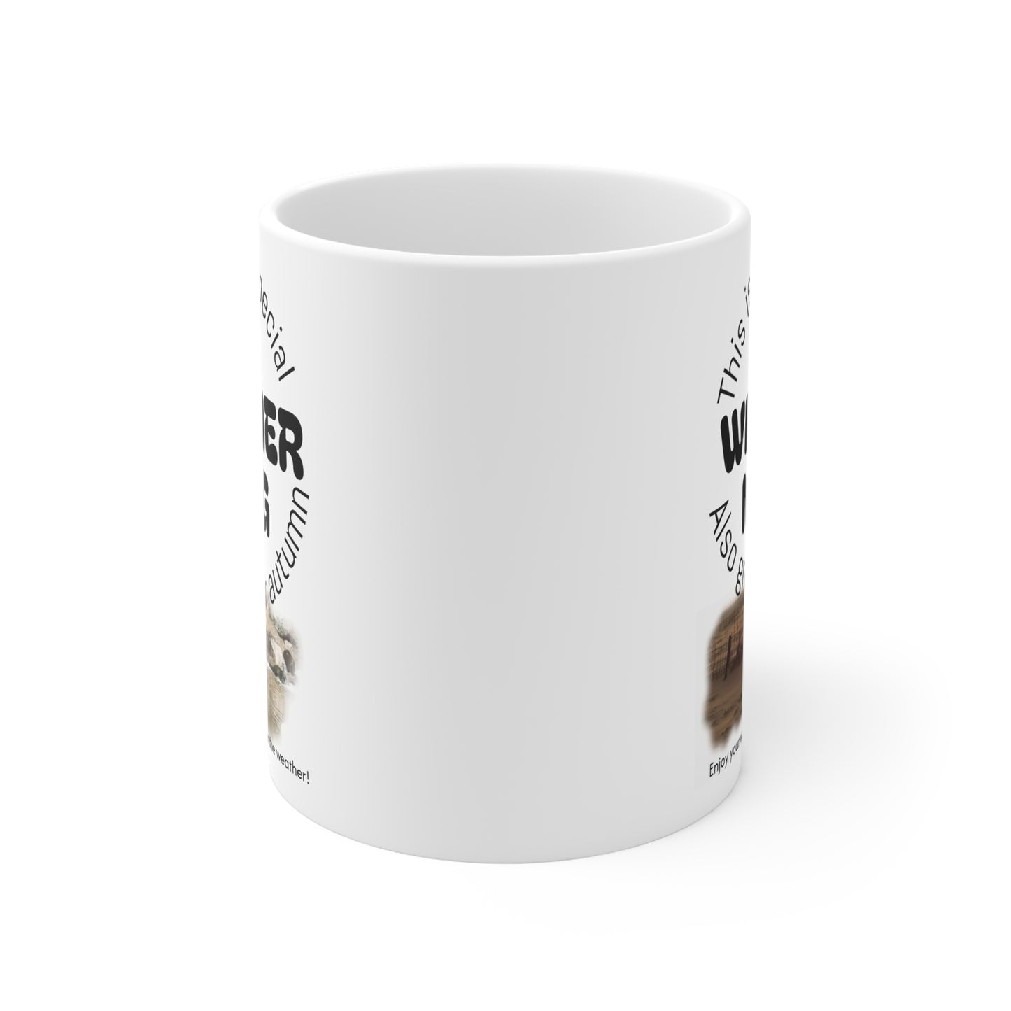 Summer | Winter Mug, Ceramic Coffee Mug