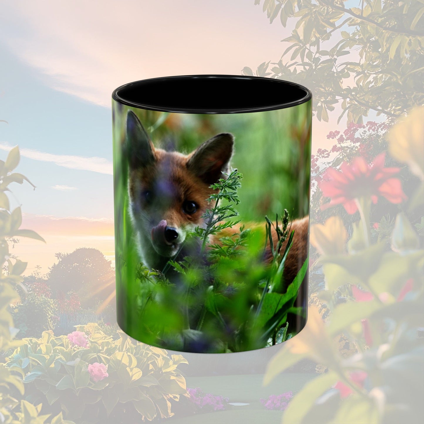 Vos koffiemok met accent, cadeau voor natuurliefhebbers, dierenmok, decoratie voor wilde dieren,